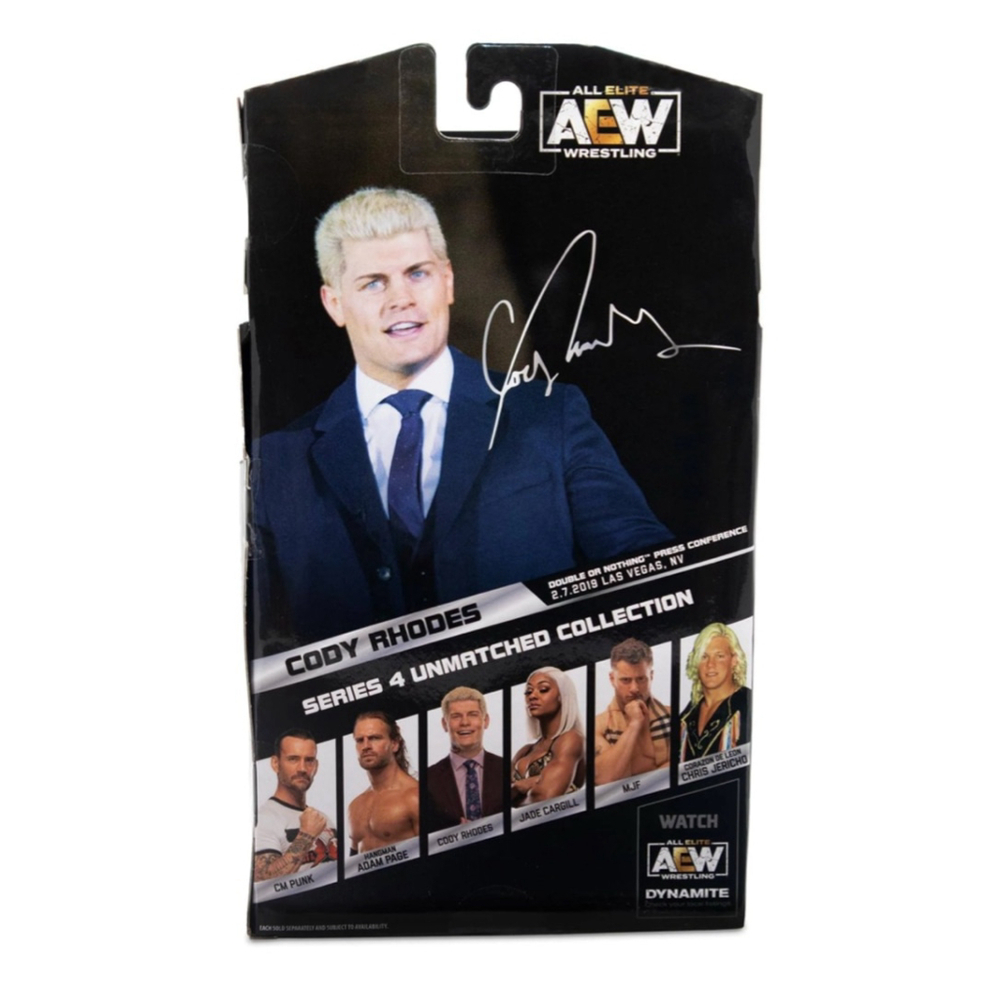 NEW AEW Cody Rhodes Unmatched Collection Action Figure Blue Brown One Size - Picture 2 of 6